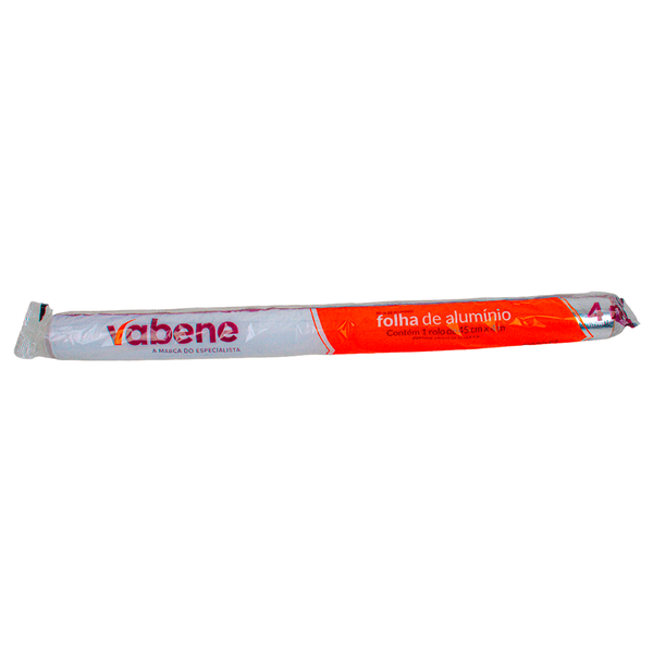 Folha de Alumínio Vabene – Rolo de 45 cm x 4 metros