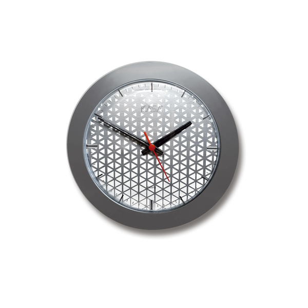 Relógio de parede Exclusive exc - Geométrico | Cor: Branco, Modelo do Relógio: Exclusive - Moldura redonda