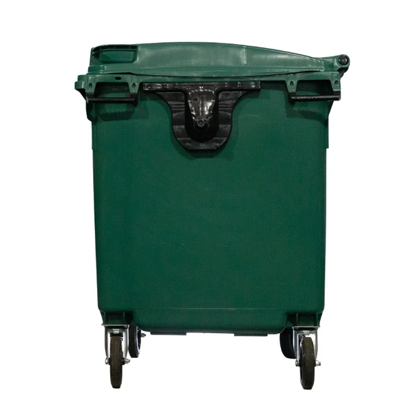 Coletora Plástica c/ Rodas 1000 Litros - VERDE