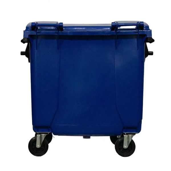 Coletora Plástica c/ Rodas 1000 Litros - AZUL
